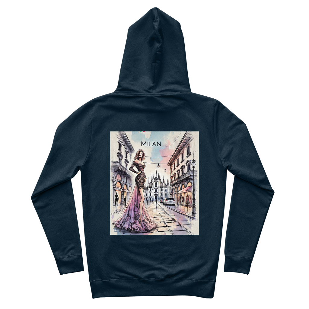 Milan 100% Organic Cotton Hoodie