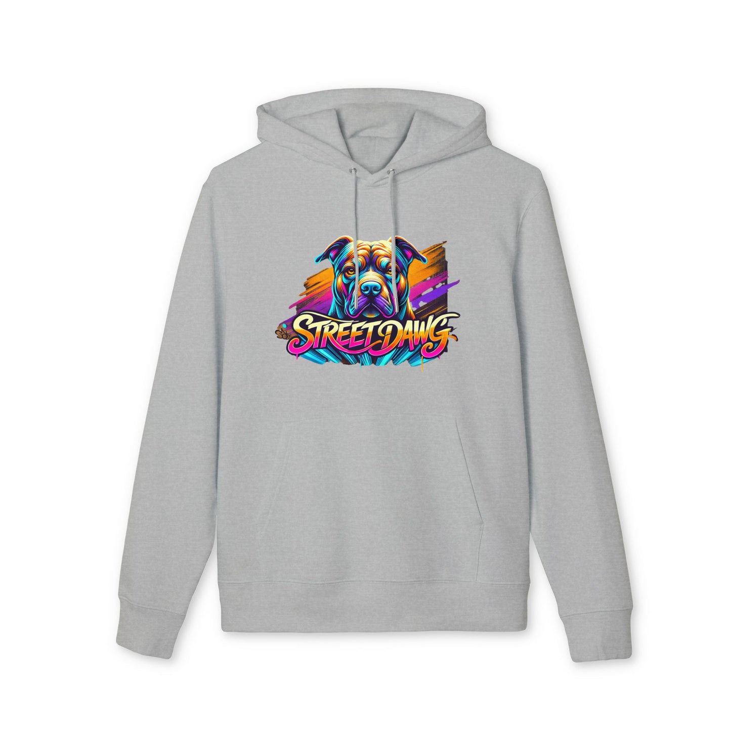 Colorful Street Dogs Unisex Hoodie - Vibrant Street Art Style Printify