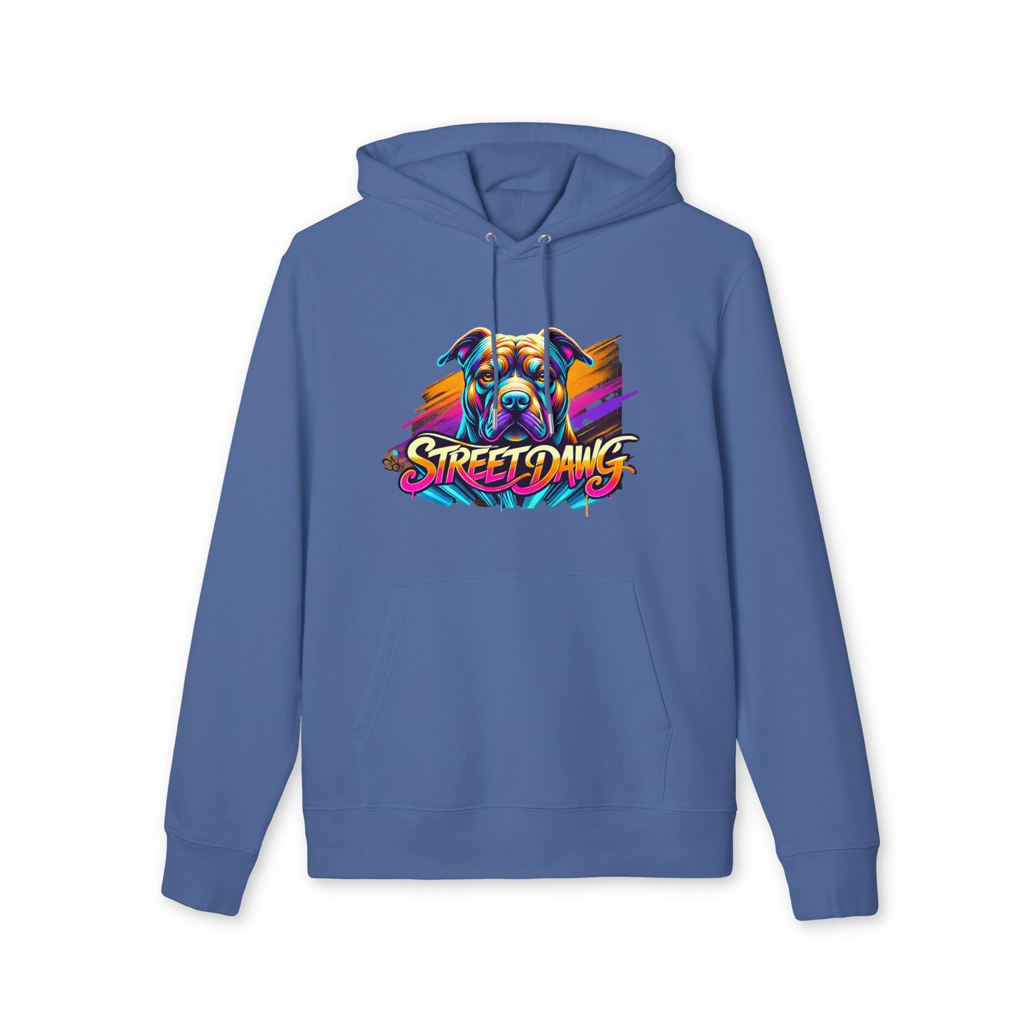 Colorful Street Dogs Unisex Hoodie - Vibrant Street Art Style Printify