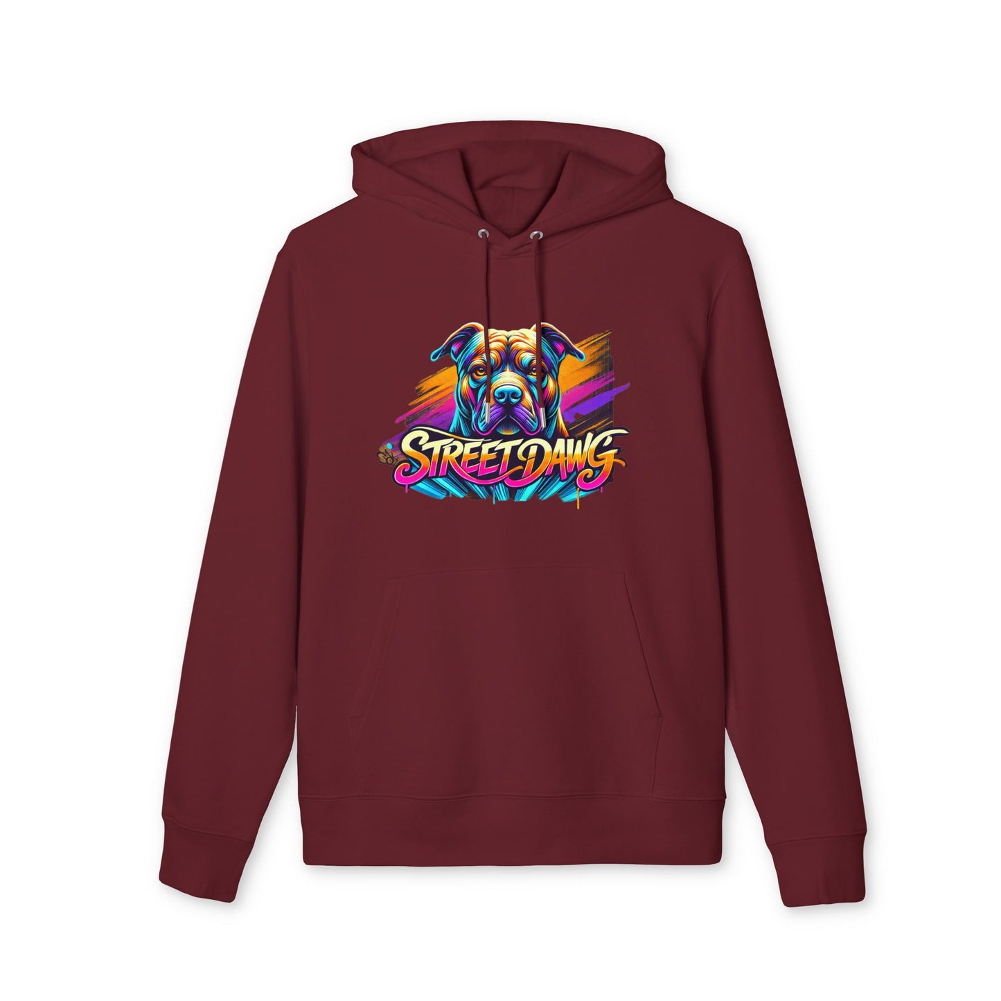 Colorful Street Dogs Unisex Hoodie - Vibrant Street Art Style Printify