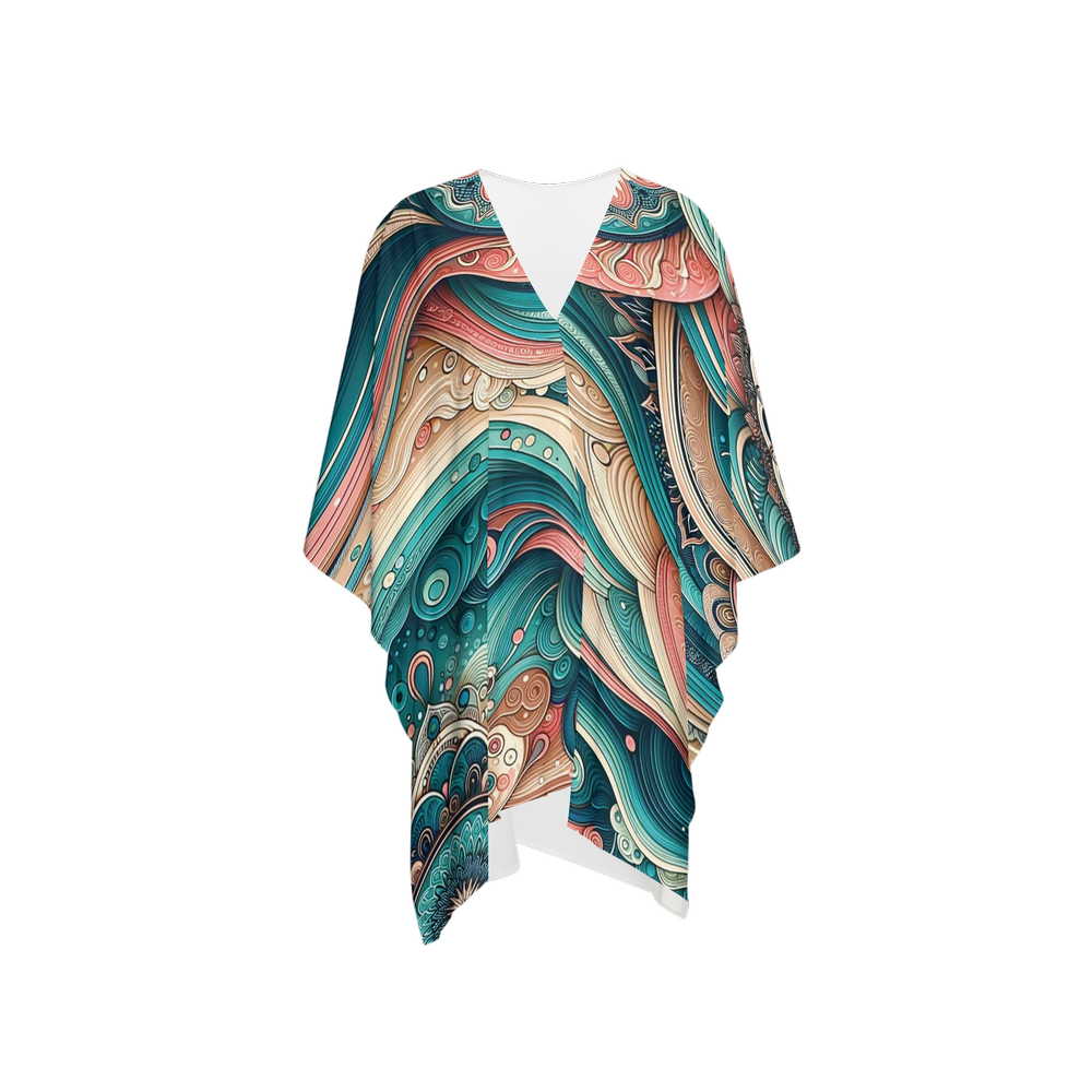 "Ethereal Waves" - Women's Silky-like Wrap-Ultra-Soft and Smooth