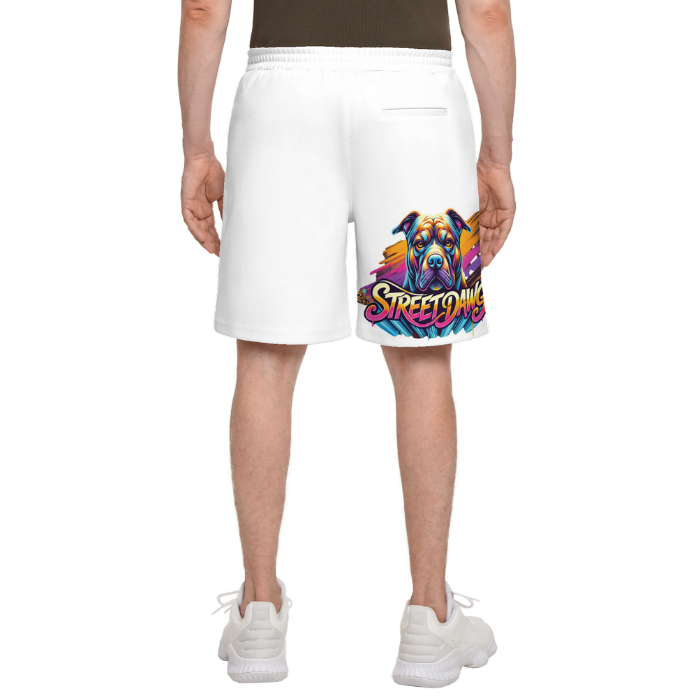 Street Dawg by Lila Rivera ~ Unisex Casual Shorts-Cotton Feel My Store