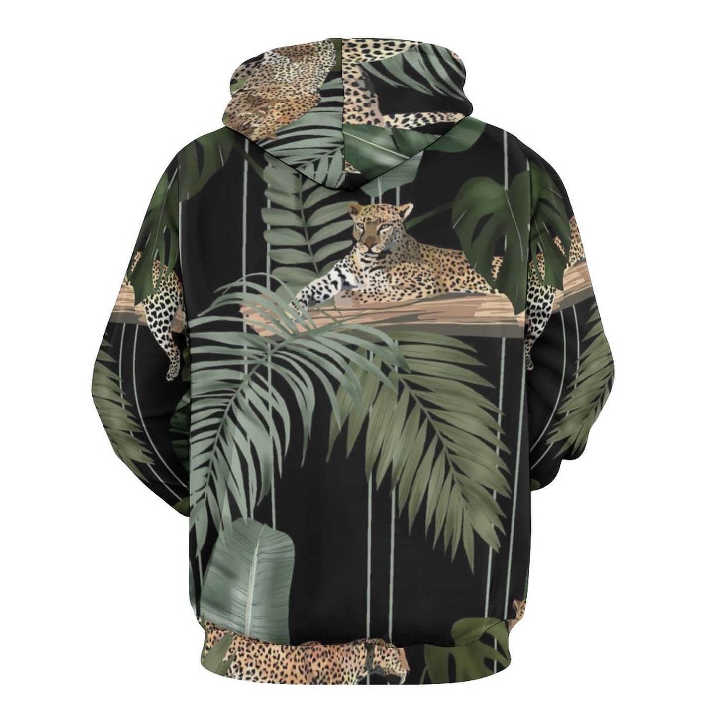 Leopard - 230gsm Men's Cool Hoodie with Double-layer Cap (All-Over Printing)