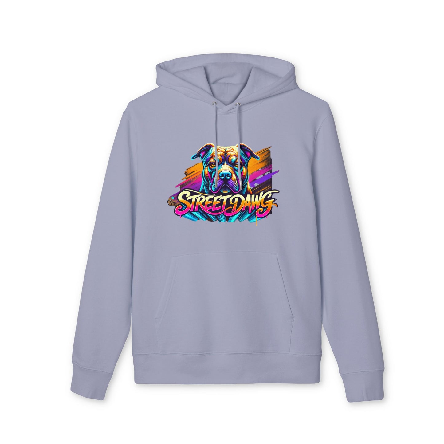 Colorful Street Dogs Unisex Hoodie - Vibrant Street Art Style Printify