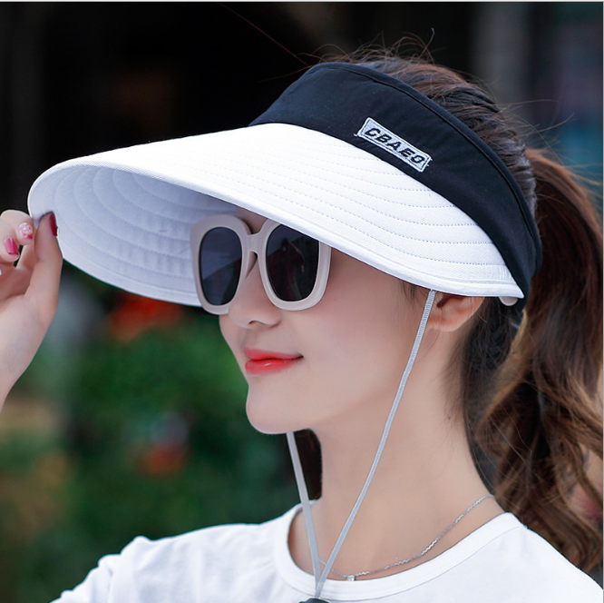 Women Beach Sports Sun Visor Hat Summer Travel Camping Hiking Climbing UV Protection Hat Outdoor Tennis Caps