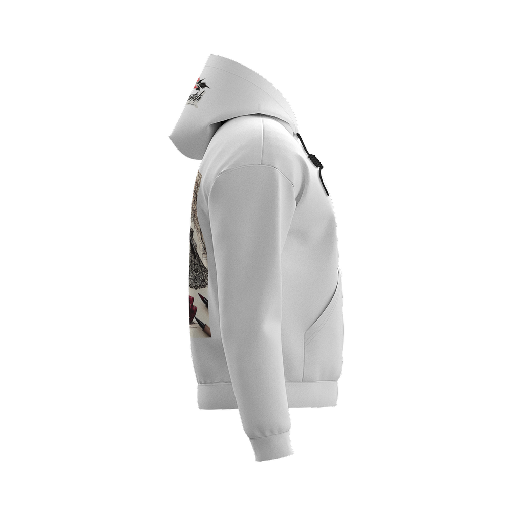 El Corazon Del Sol by Angela Baptista ~ Signature Piece ~ Unisex Pocket Hoodie-Cotton Feel My Store