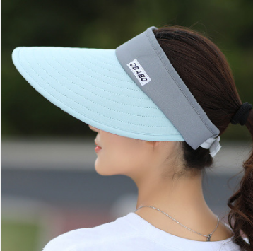 Women Beach Sports Sun Visor Hat Summer Travel Camping Hiking Climbing UV Protection Hat Outdoor Tennis Caps