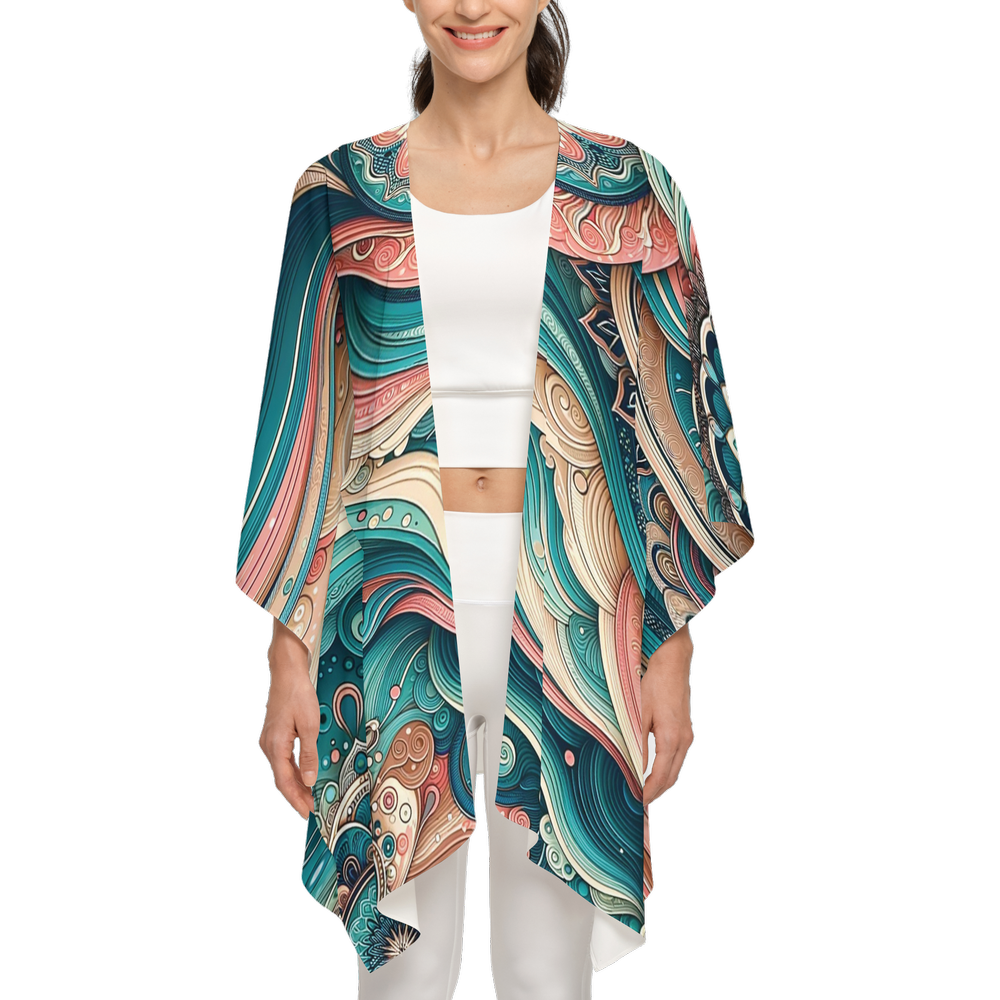 "Ethereal Waves" - Women's Silky-like Wrap-Ultra-Soft and Smooth