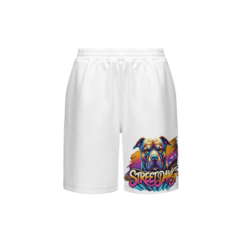 Street Dawg by Lila Rivera ~ Unisex Casual Shorts-Cotton Feel My Store