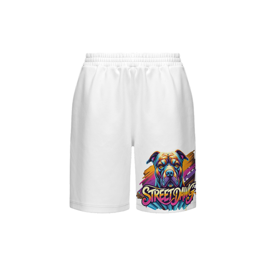 Street Dawg by Lila Rivera ~ Unisex Casual Shorts-Cotton Feel My Store