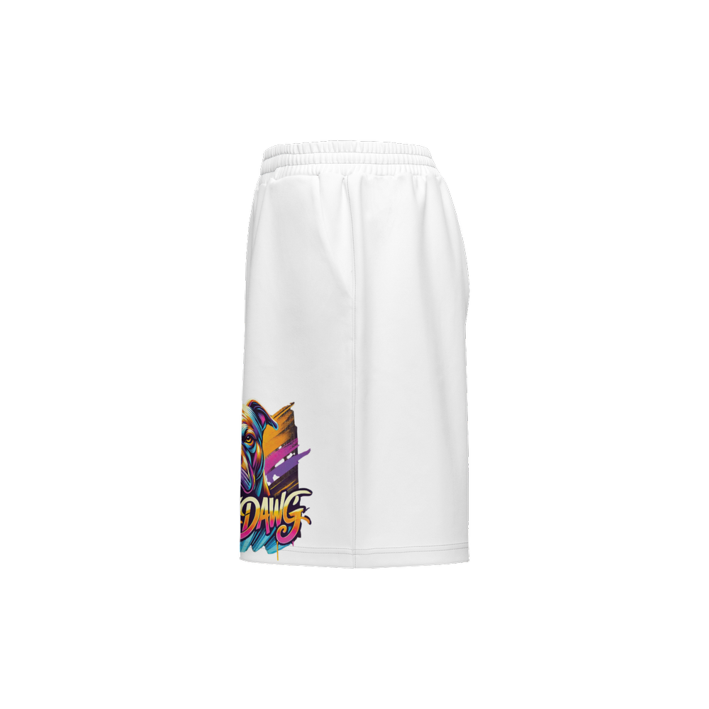 Street Dawg by Lila Rivera ~ Unisex Casual Shorts-Cotton Feel My Store