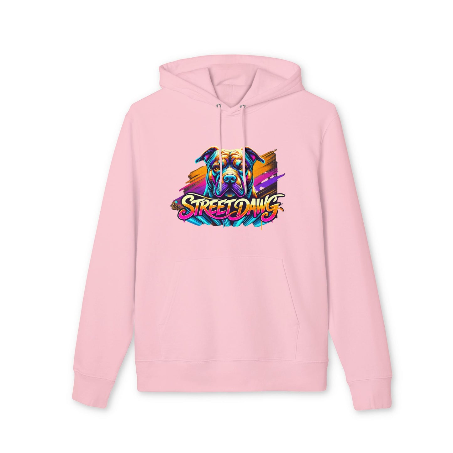 Colorful Street Dogs Unisex Hoodie - Vibrant Street Art Style Printify