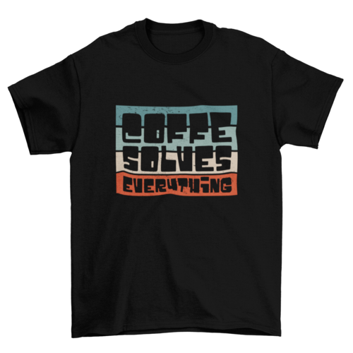 Retro coffee t-shirt