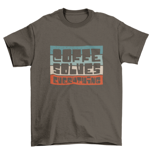 Retro coffee t-shirt