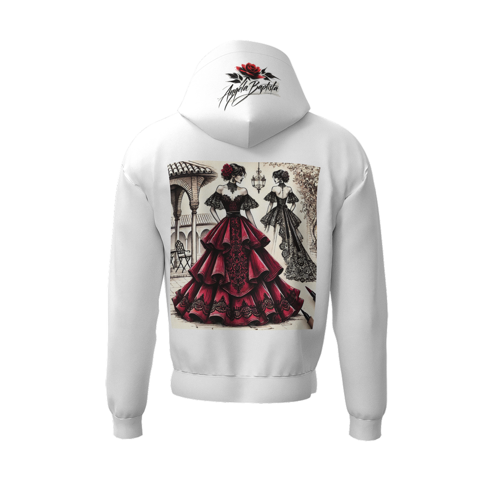 El Corazon Del Sol by Angela Baptista ~ Signature Piece ~ Unisex Pocket Hoodie-Cotton Feel My Store