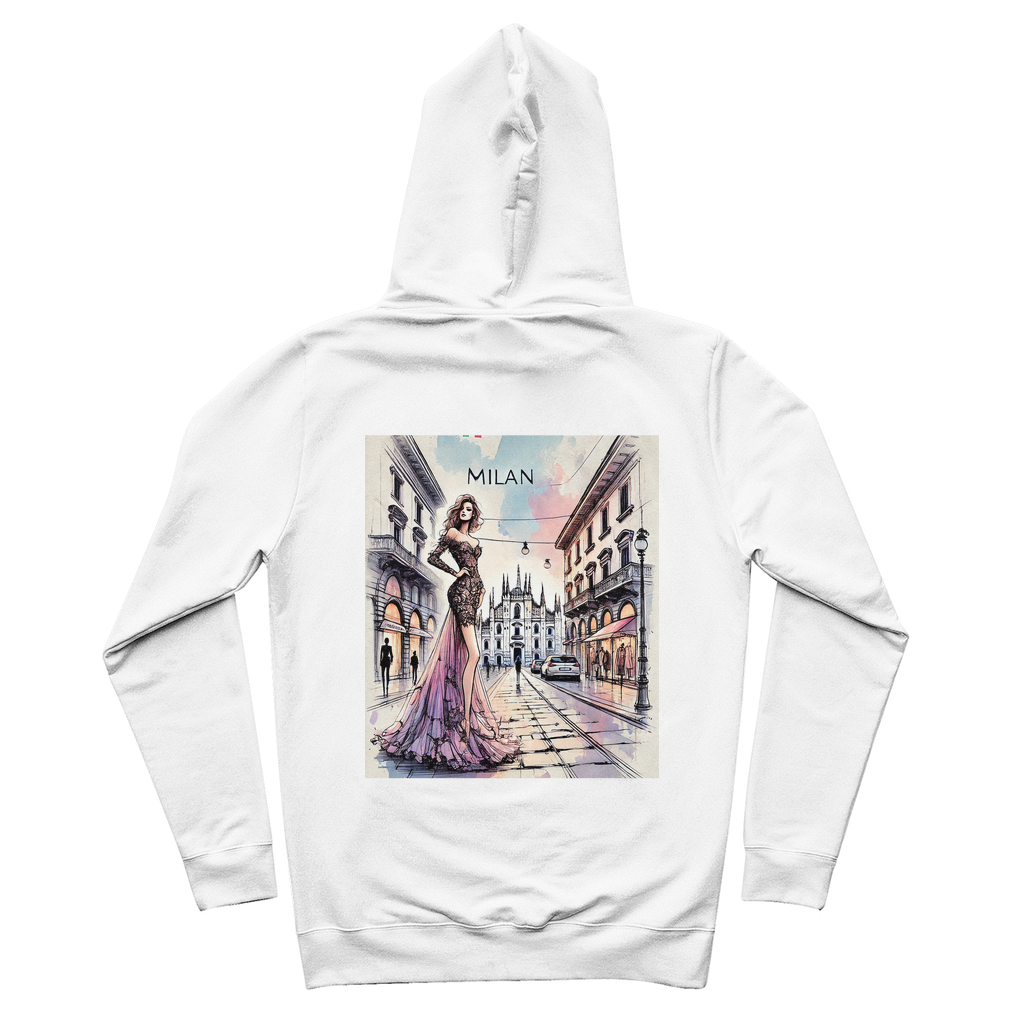 Milan 100% Organic Cotton Hoodie