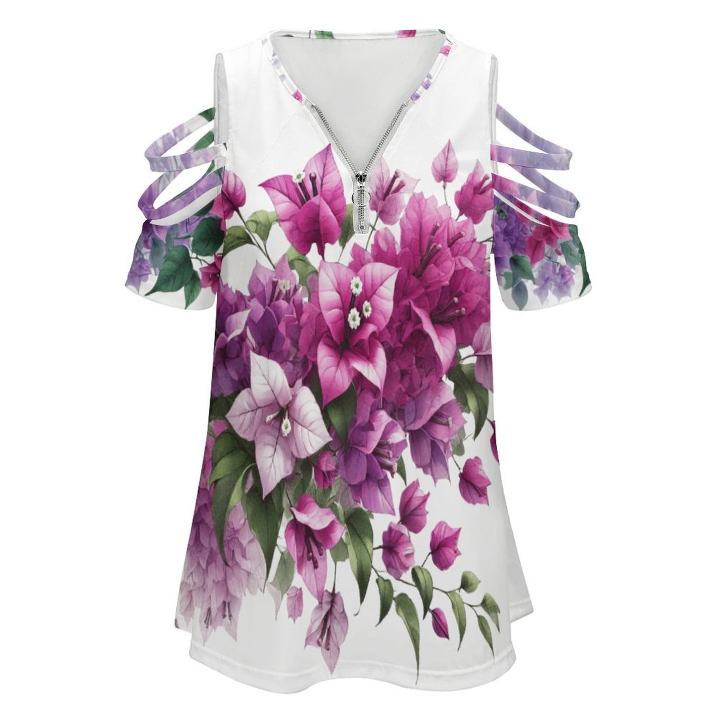 Bougainvillea
Custom Zipper T-Shirts BE