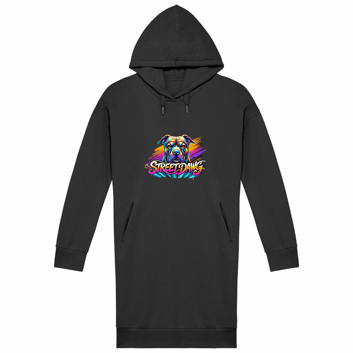 Street dawg Hoodie Dress