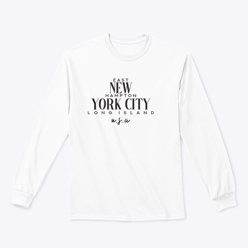 East Hampton New York City Design for Sweatshirt