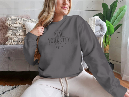 East Hampton New York City Design for Sweatshirt