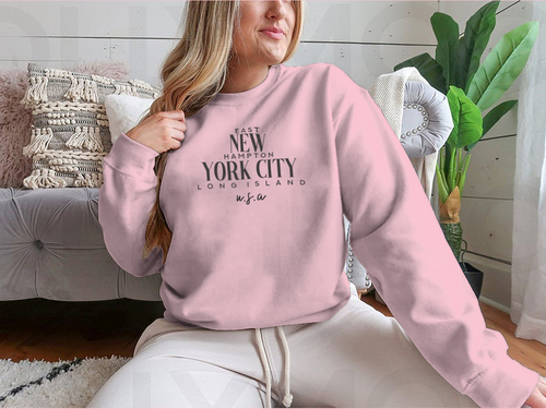 East Hampton New York City Design for Sweatshirt