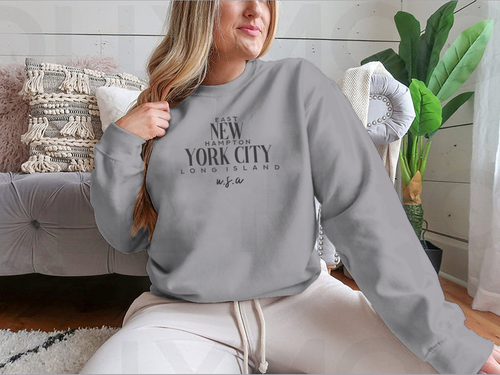 East Hampton New York City Design for Sweatshirt