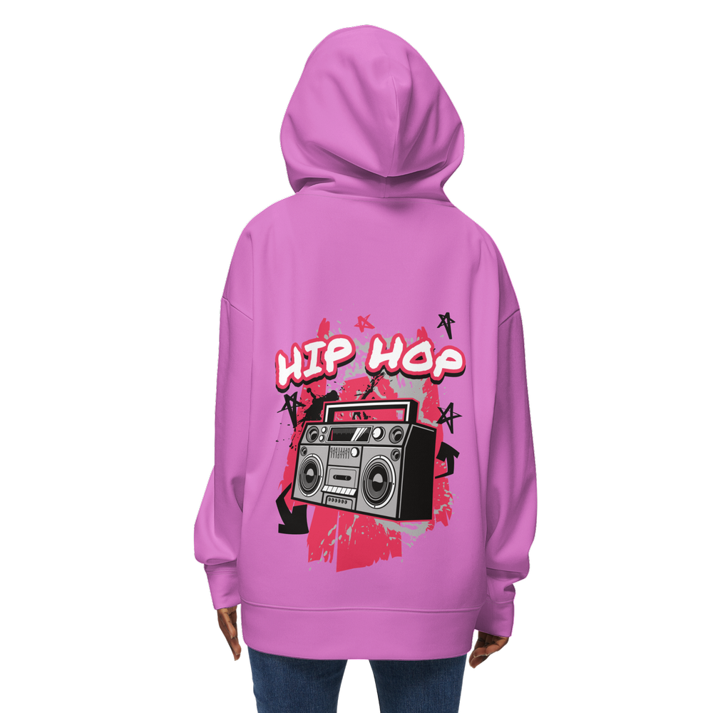 Pink HipHop ~ Women's Relaxed Fit Hoodie-Super Heavy 375g My Store