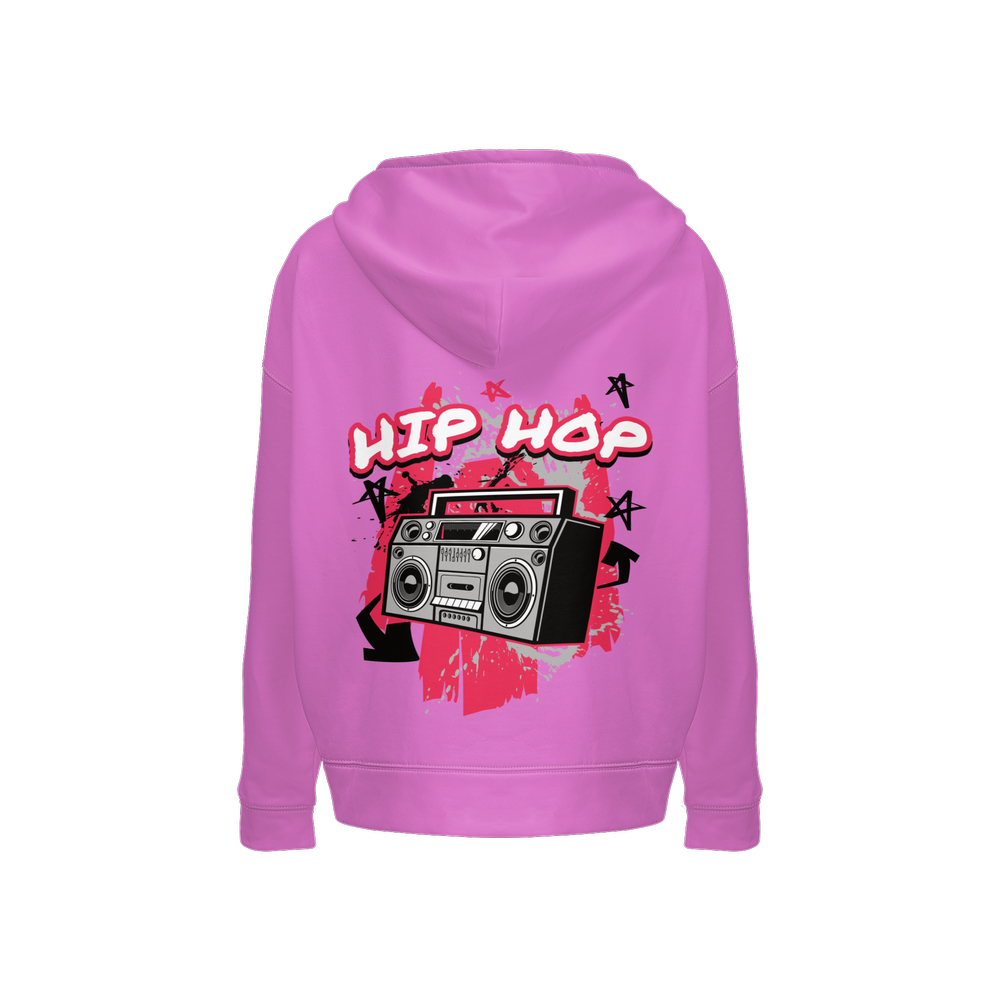 Pink HipHop ~ Women's Relaxed Fit Hoodie-Super Heavy 375g My Store